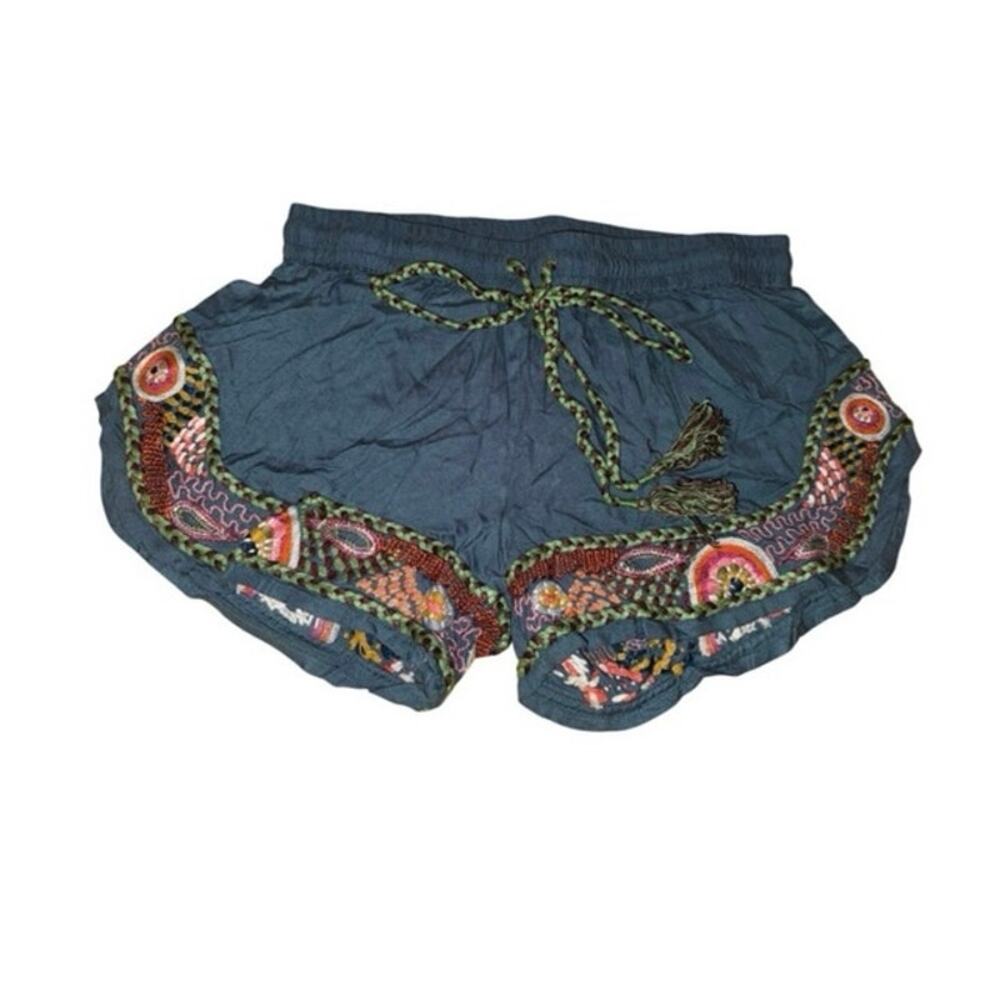 RAGA x ANTHROPOLOGIE Embroidered Shorts Size Small New with Tag